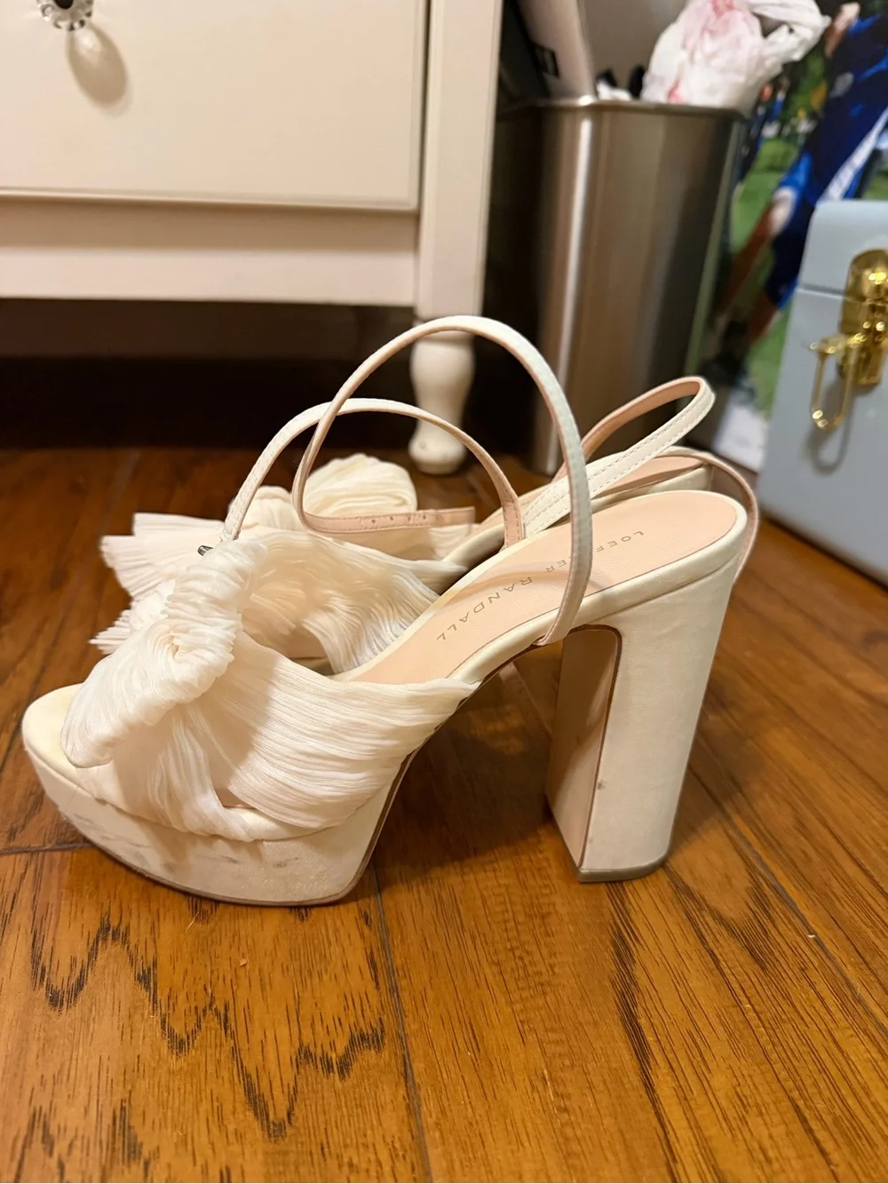 Loeffler Randall Natalia Pearl Platform Bow Heel